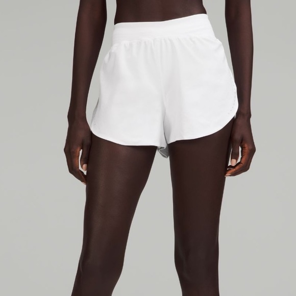 Lululemon WHITE Find Your Pace Short 3” Lined - Picture 3 of 6